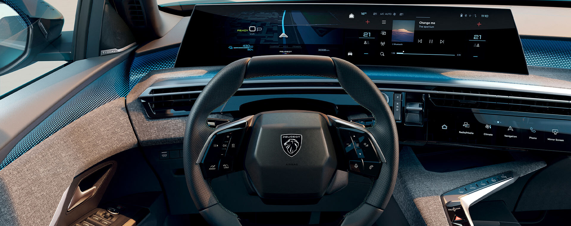 Megmutatták az új Peugeot panoráma i-Cockpit-ot
